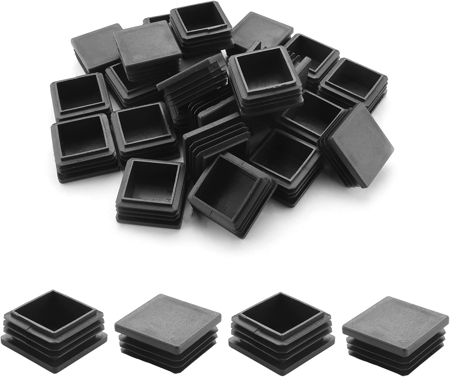 1 12 1.5 Inch Square Tube End Cap Plastic Plugs ... - UK