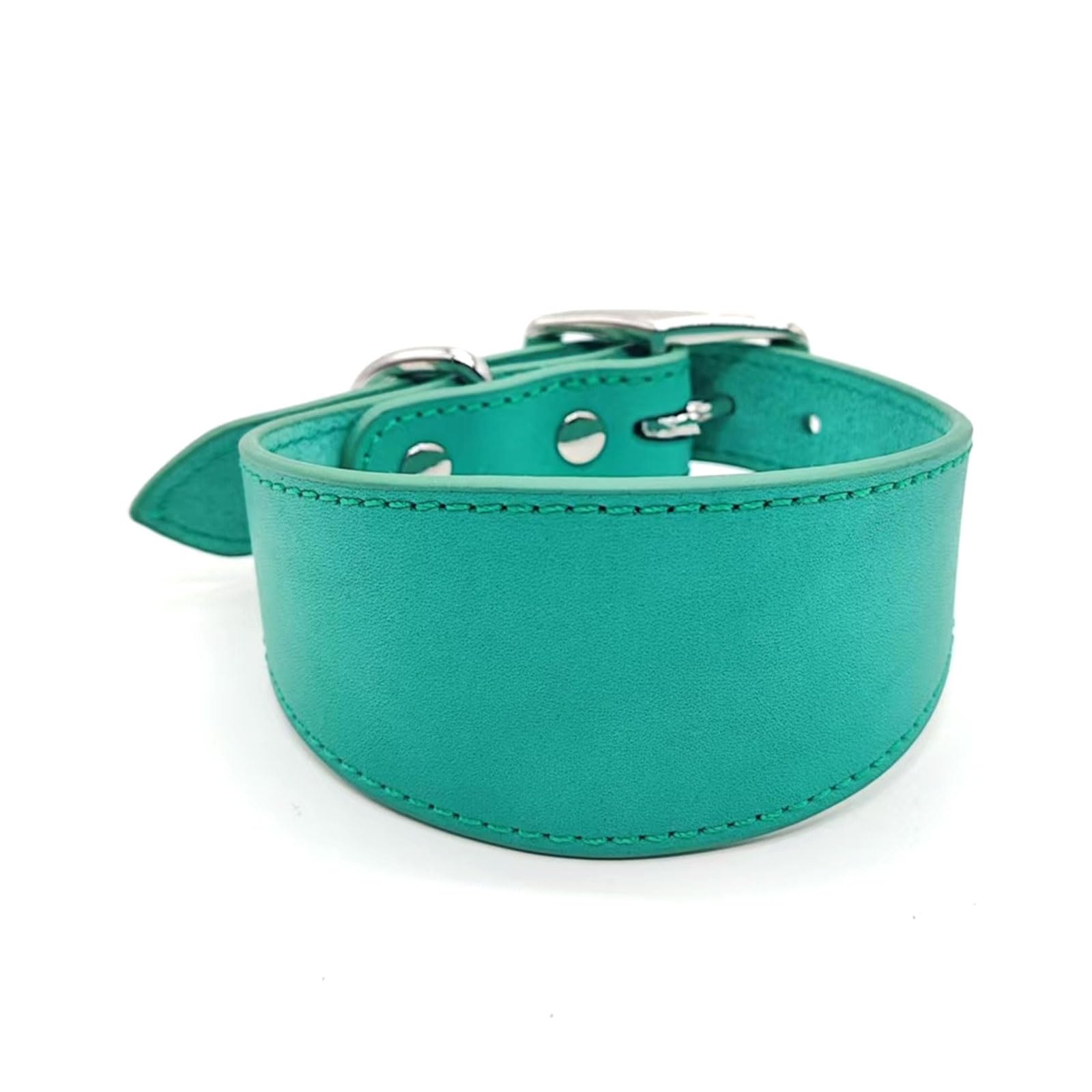 ZHENGCI Leathers Dogs Collar Soft Padded Collar for Whippets Salukis Sighthounds Dogs Adjustable Collar Large Breeds Dogs Supply โ image 1