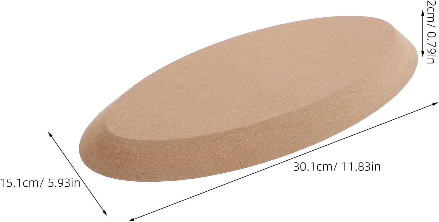 Oval Pottery Molds and Slump Molds for Clay Handbuilding, Medium Ceramic Clay Moulds for Plate Forming and Draping, Pottery Tools for Ceramic Dish Crafting