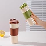 16oz Lightweight Travel Mug - Leakproof Lid, 0.12lbs for Backpacks Coffee