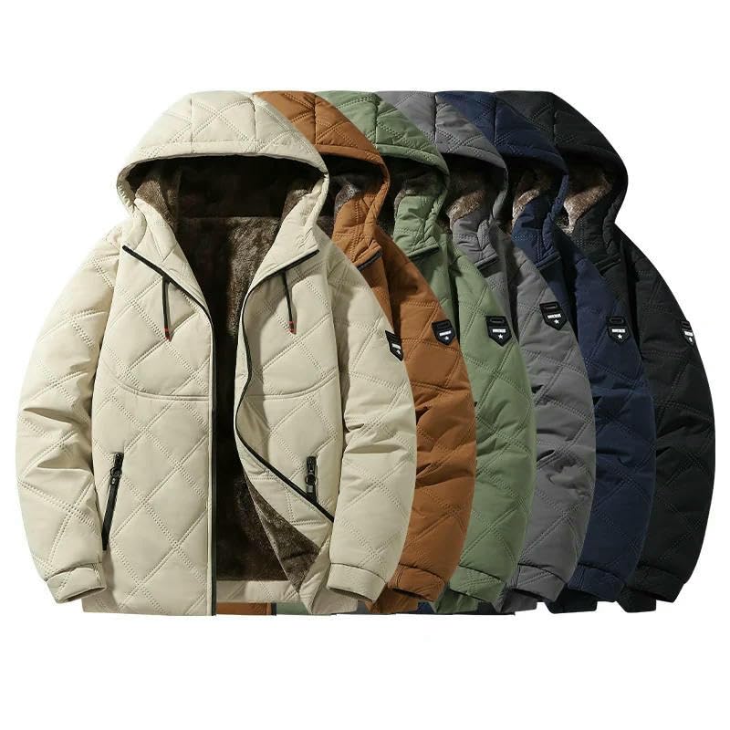 Abrigo de invierno informal para paseos urbanos con capucha 3