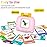 Eaever Educational Learning Toys - 520 Sight Words Talking Flash Cards, Autism Sensory Toys, Pocket Speech for Toddlers, Birthday Gift for 1 2 3 4 5 6 Year-Old Girls, Pink