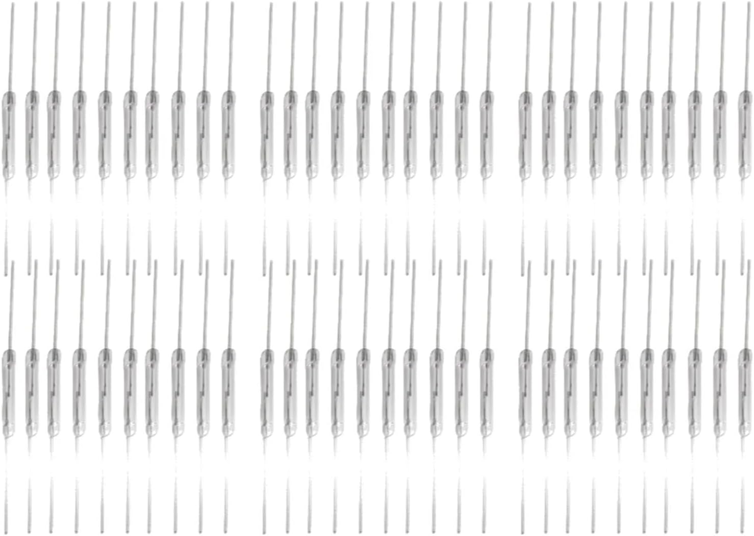 10-100PCS N/O Switch 2 * 14mm Magnetic Switch Normally Open Magnetic Induction Switch DIY Electronic N/O Switch(80pcs)