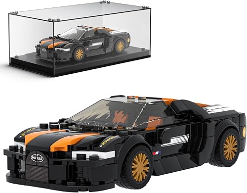 Mould King Speed Championship Chiron 300 Model Cars Juguetes de construcción con vitrina, 27055 modelos coleccionables, modelos de automóvil