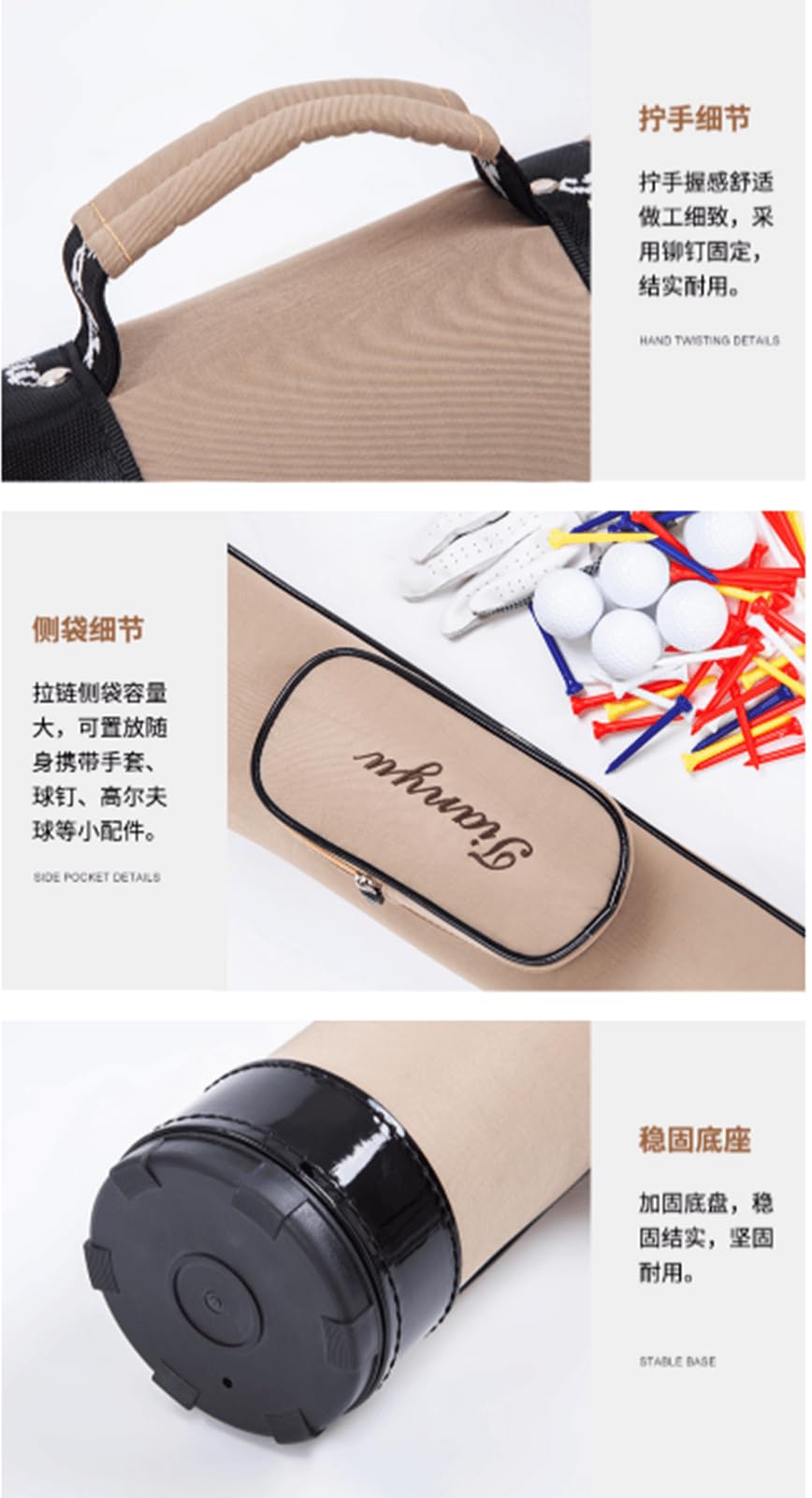 Amazon | Jinghui ゴルフ クラブケース サブバッグ ゴルフバッグ