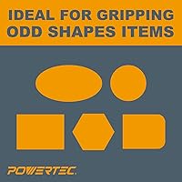 Vista 6 de POWERTEC Abrazadera de banda de liberación rápida 71017V Soporte de correa de sujeción para marco de carpintería (paquete de 2)