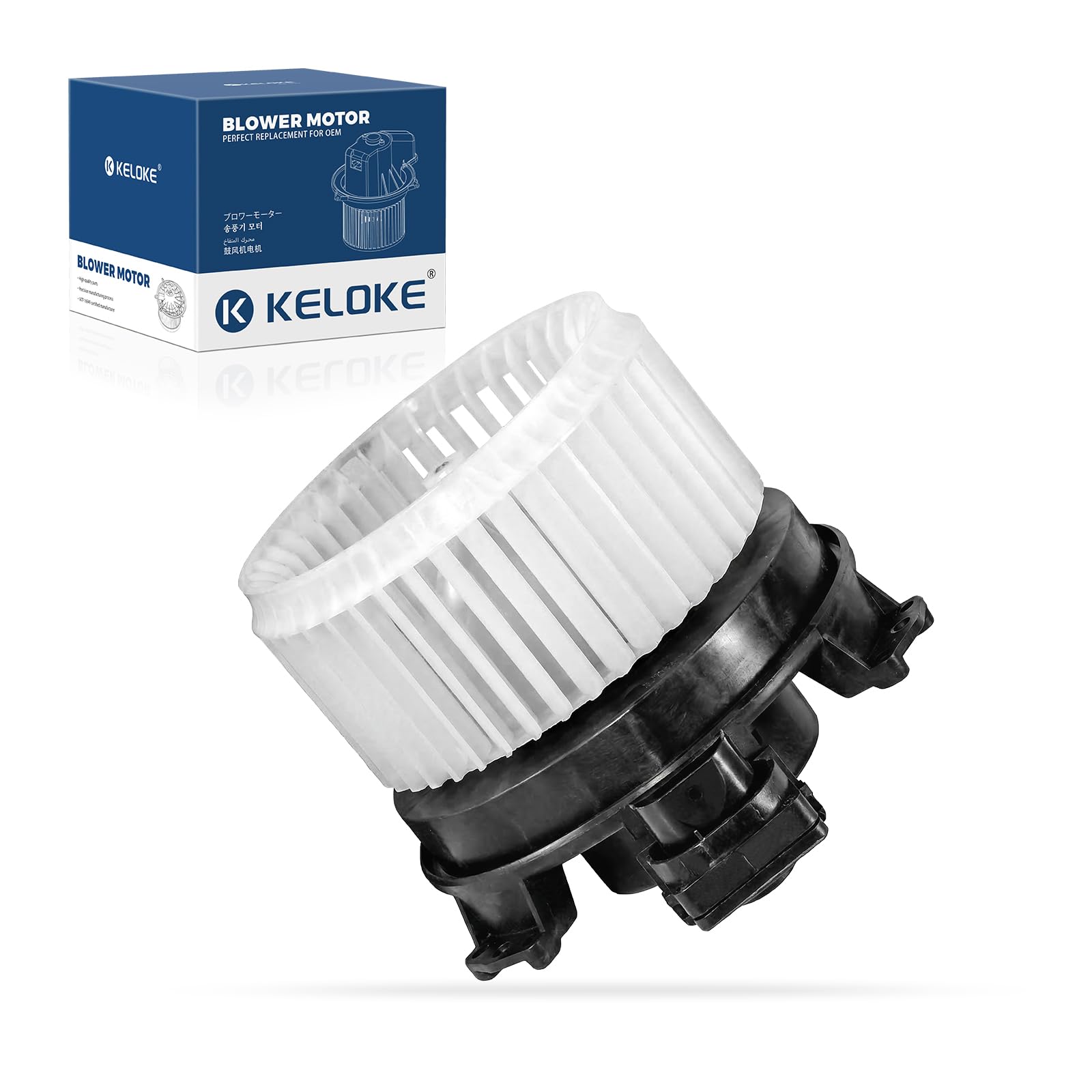 KELOKE Front HVAC Heater Blower Motor w/Fan Compatible with Honda CR-V 2017 2018 2019 2020 2021 2022 2023, Replace# 79310TLAA51