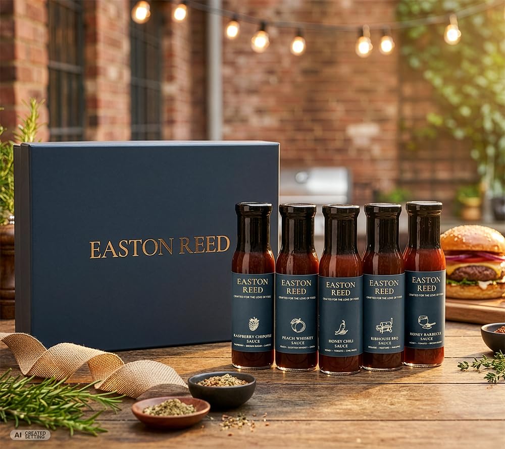 Easton Reed Set regalo salse gourmet – Selezione di salse assortite