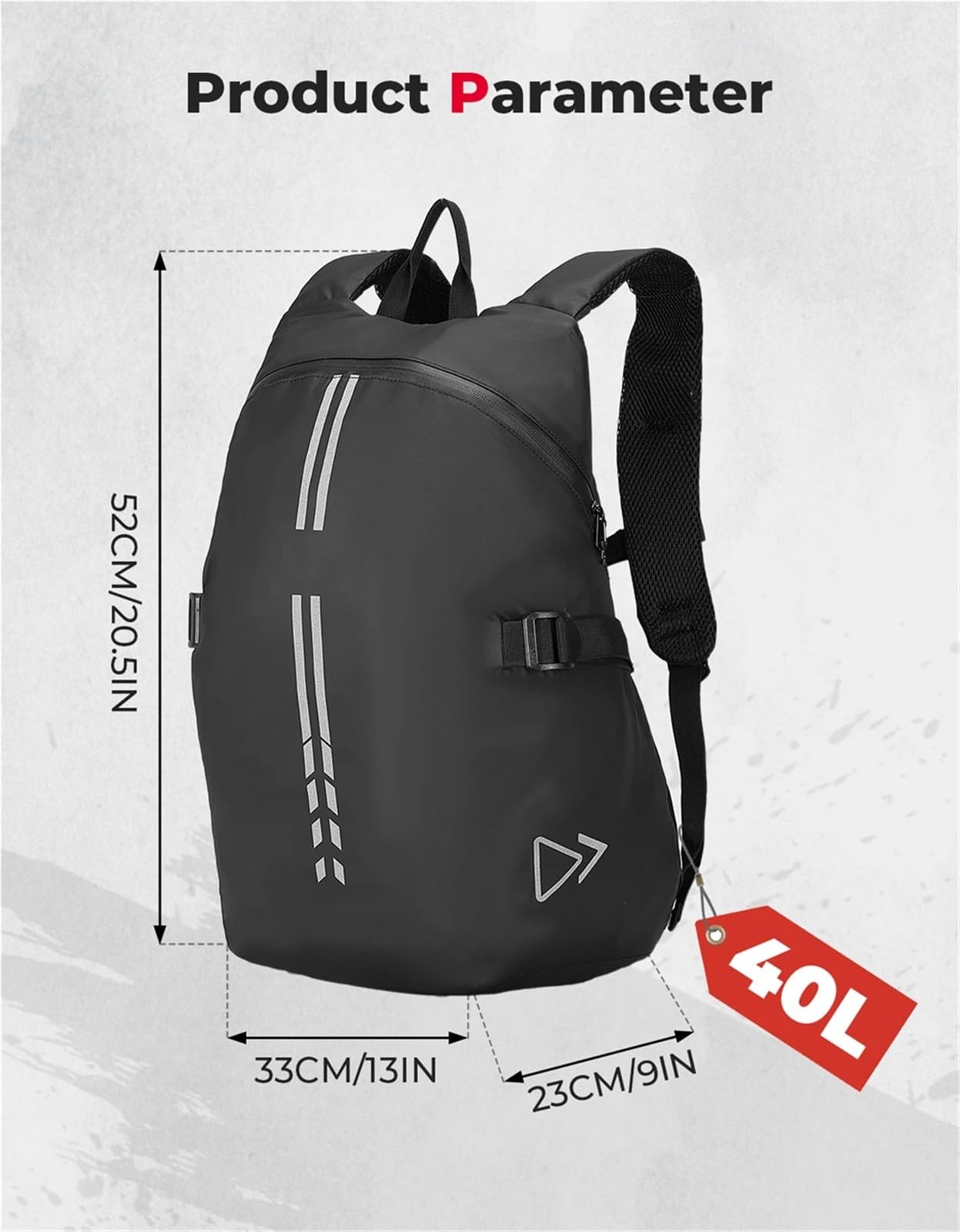 Borsa Per Moto 40L Zaino Per Casco Da Impermeabile Per Sportster Softail Dyna Touring
