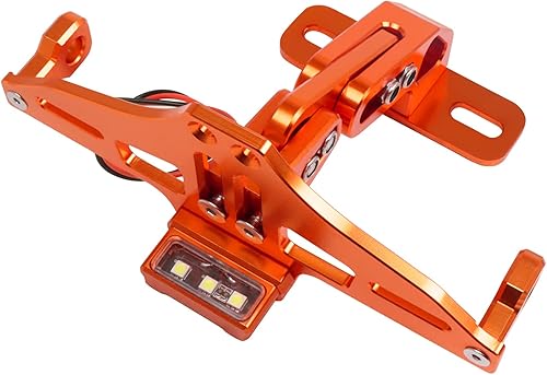 Miniatura 10 de Worldmotop - Kit de eliminación de guardabarros para motocicleta, repuesto universal para Yamaha, Kawasaki, Honda, Ducati, Suzuki, BMW, ajustable,