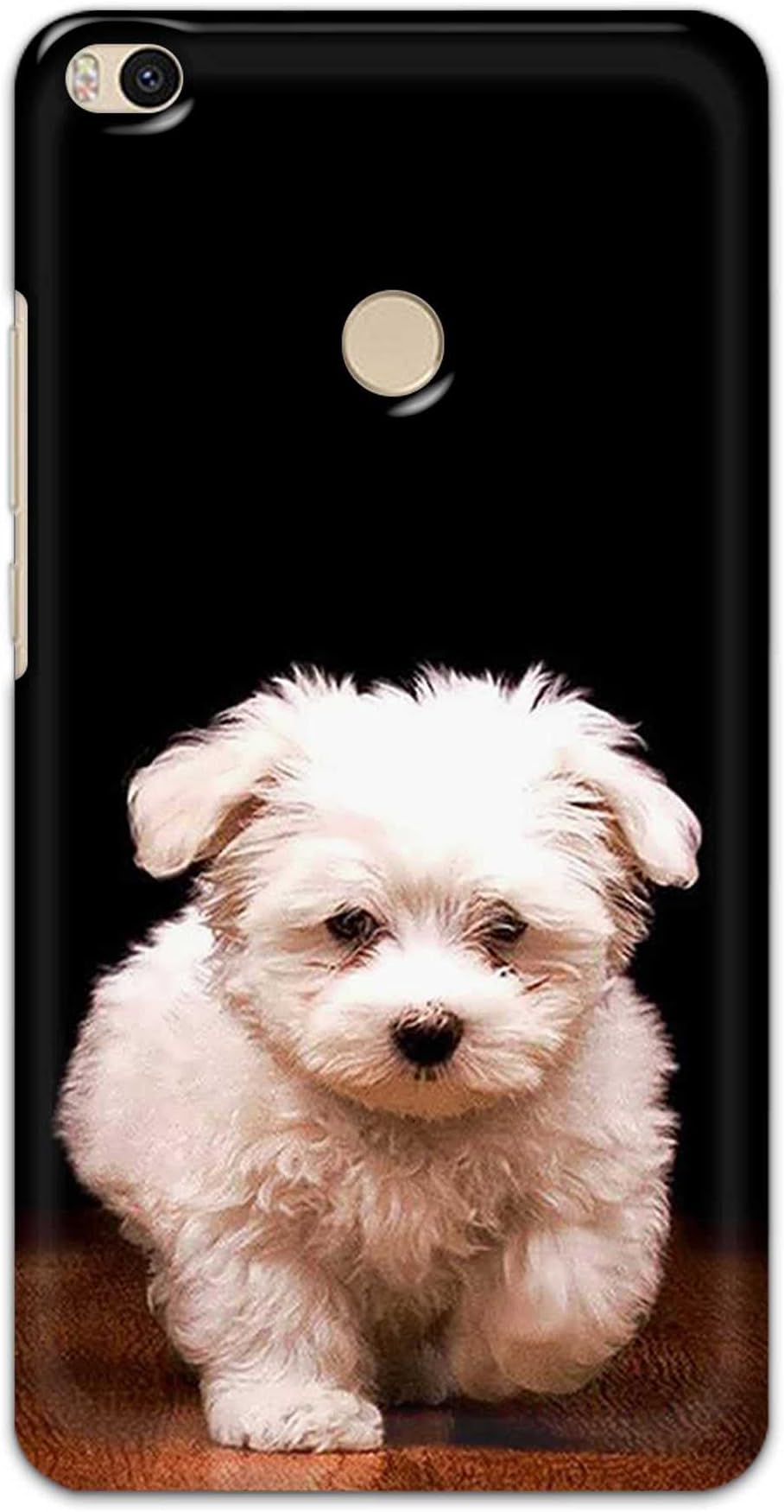 MaroraCases Real Dog Puppy Mans Bestfriend Fluffy Cute Lasa Afso Fair Printed Designer Hard Back Case Cover for Xiaomi Mi Max 2 (6.44") -(MX) MRR2008