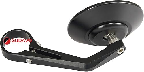 Miniatura 9 de Retrovisores laterales compatibles con Triumph APRILIA DUCATI HONDA HUSQVARNA KAWASAKI MOTO GUZZI SUZUKI TRIUMPH YAMAHA BUELL (negro)