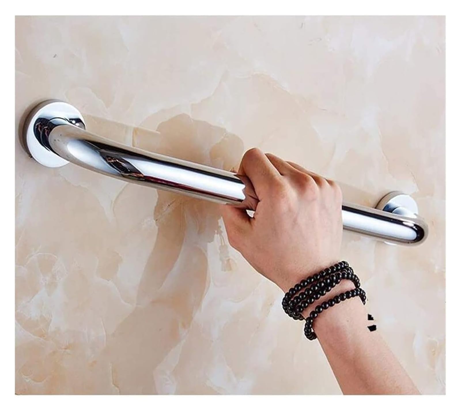 Barres d'appui antidérapantes pour sécuriser la douche des seniors