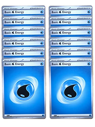 Pokemon Basic Water Energy Lot - Scarlet & Violet - x12 Card