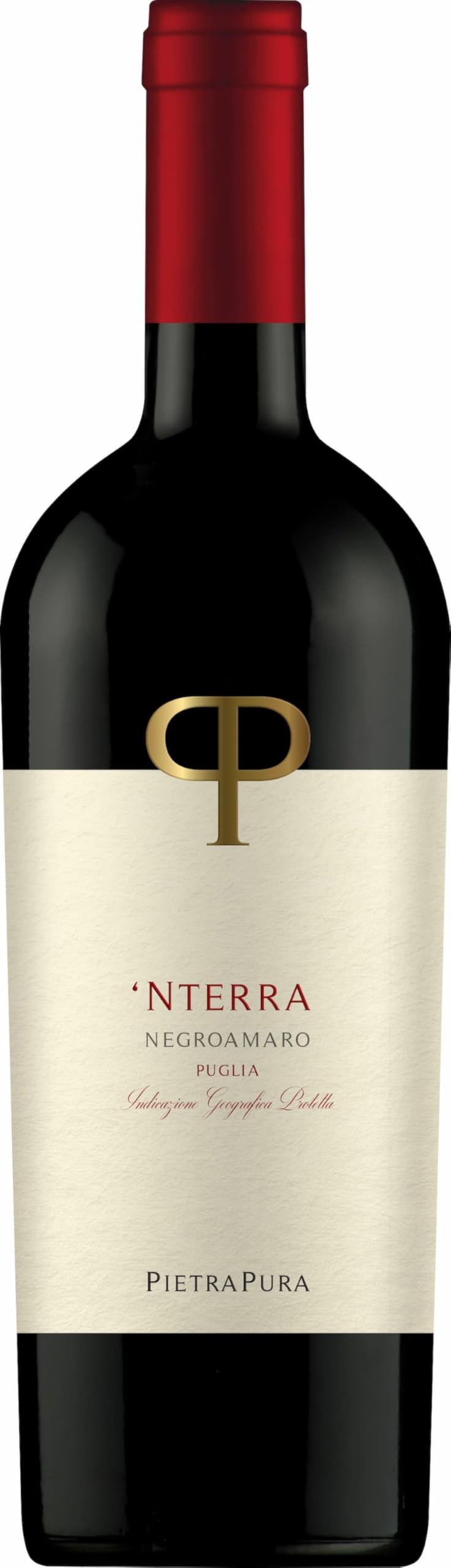 PietraPura Nterra Negroamaro Puglia IGP Rotwein Italien trocken (1 x 0.75 l)