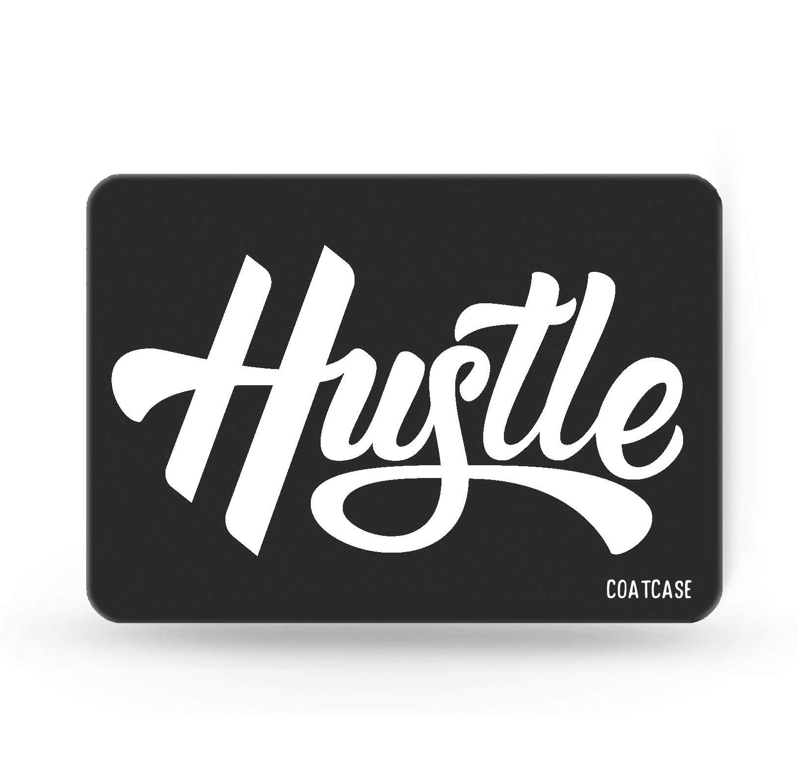 COATCASE Hustle Designer Rubber Base with Anti Skid Feature for Computer and Laptop Office and Gaming Printed Mouse pad