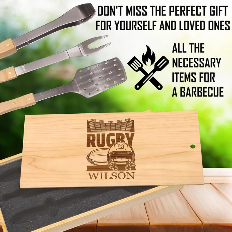 Set parrillero personalizado en caja de madera miniatura 6