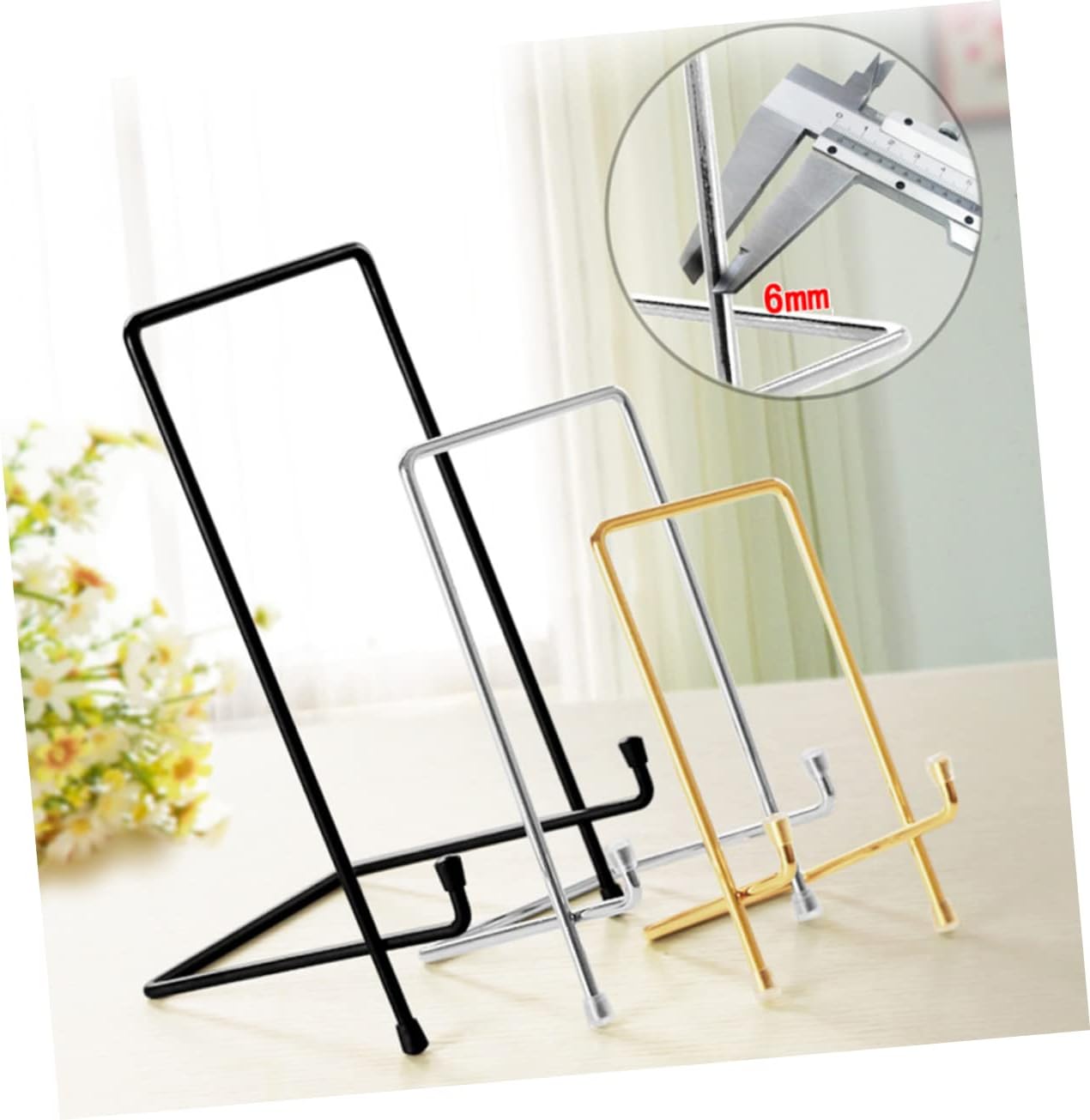 Ciieeo 3pcs Multi-purpose Display Stand for Photos and Elegant Design for Home and Store Decor for Exhibitions and Craft Showcases