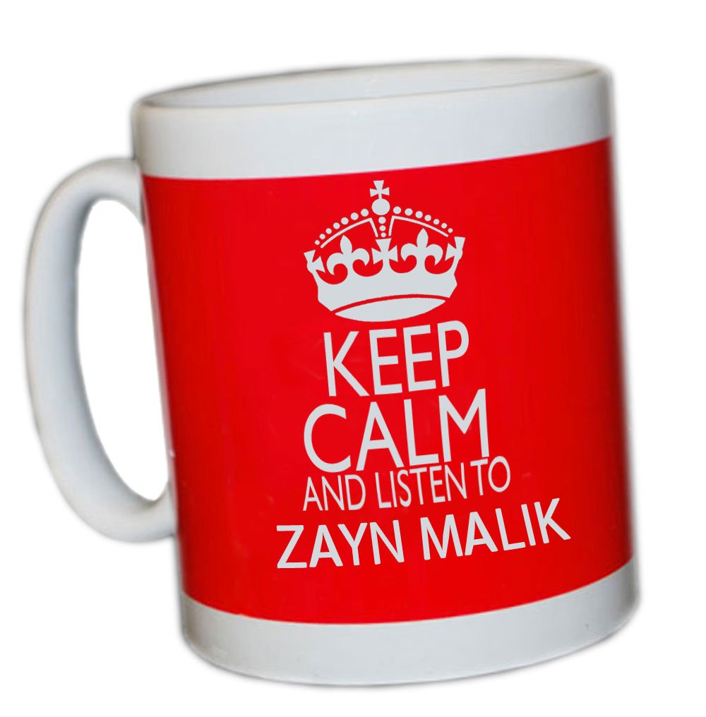 KEEP CALM AND LISTEN TO ZAYN MALIK (RED) MUG