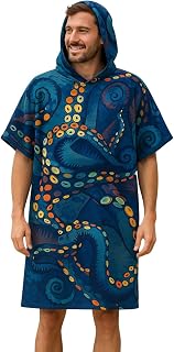 Unisex Changing Poncho (Dusky Octopus)