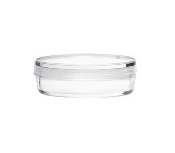 EISCO Disposable Petri Dish with Lid - Sterile - 35x15mm - Polystyrene - Triple Vented - Transparent