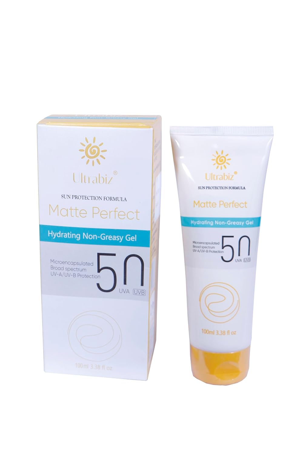 Ultrabiz Matte Perfect Hydrating Non-Greasy Gel Sunscreen, SPF 50, UV-A/UV-B Protection