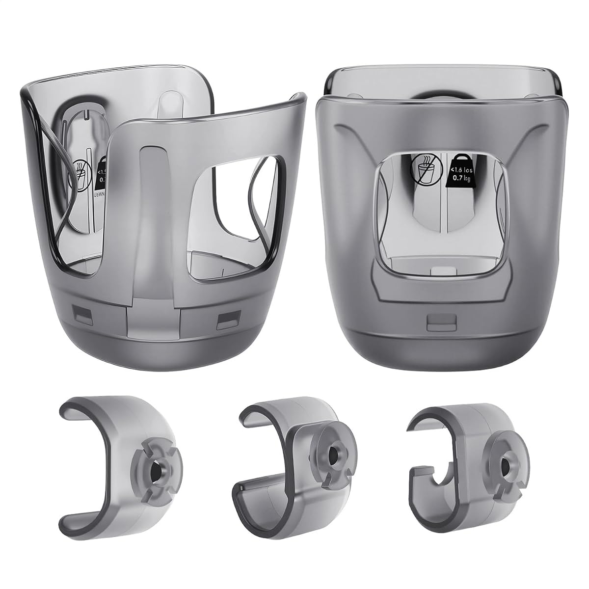 2 Pack - Stroller Cup Holder, Baby Cup Holder Compatible with UPPAbaby Vista, Cruz and Minu Strollers – Fits Most Cup Sizes, Quick-Release Design