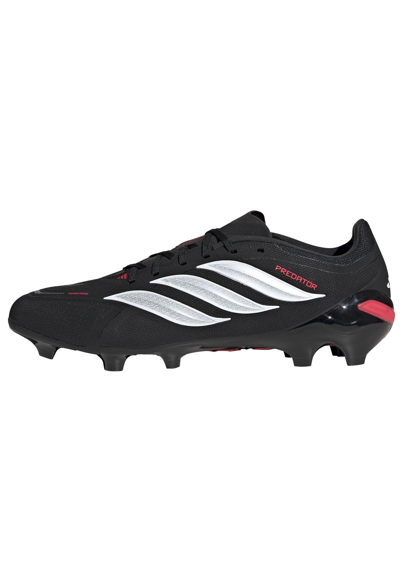 adidas Unisex League Firm Ground Football Boots, Core Black/Ftwr White/Lucid Red, 44 2/3 EU