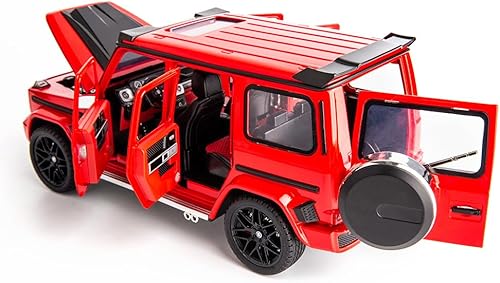 Miniatura 5 de WAKAKAC Modelo de automóvil de 118 Benz, aleación fundida a presión, vehículo de juguete de tracción hacia atrás, ligero y sonido, la puerta se