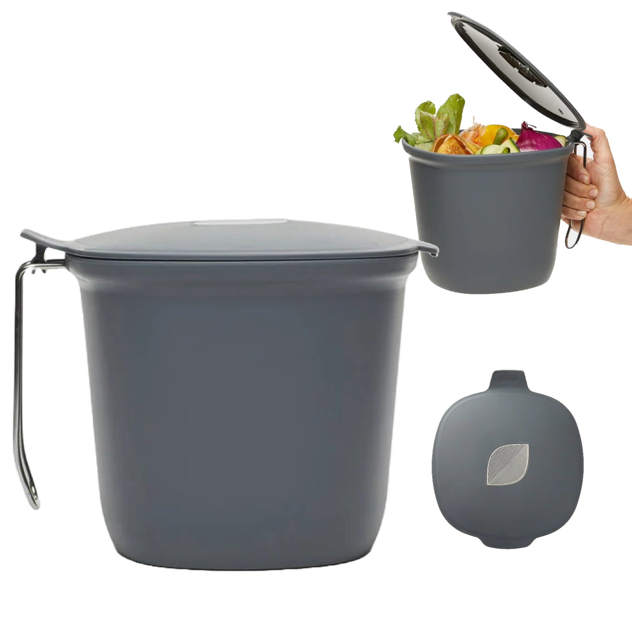 Chef'n 0.85 gallon dual-bin compost bin