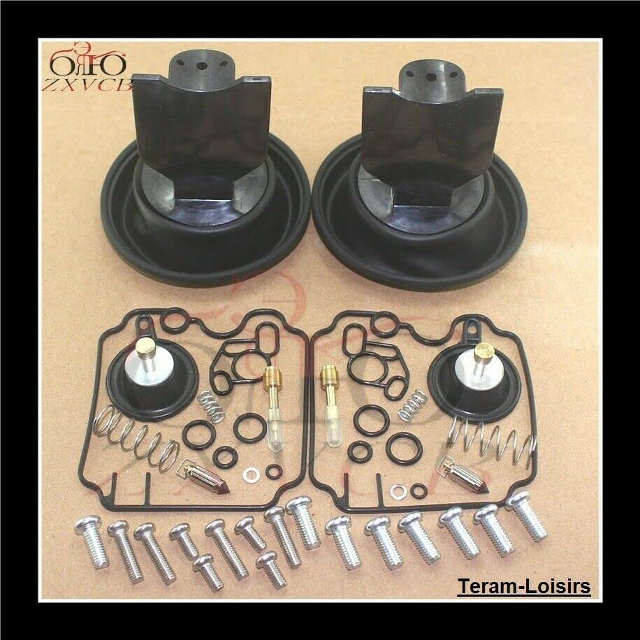 TERAM LOISIRS Kit de carburador, membrana y boquilla compatible con Yamaha XTZ750 de 1989 a 1997
