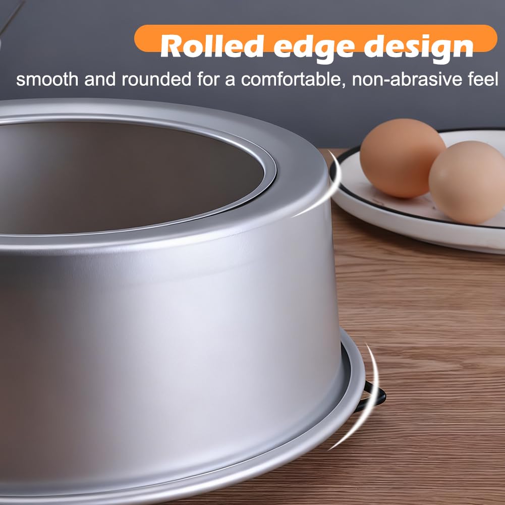 Rund Backform, 29 cm Kuchenform rund, Backform Set tortenform backformen Runde Edelstahl-Kuchenform mit Antihaftbeschichtung für Kuchen,Brownies,Torten,Lasagned
