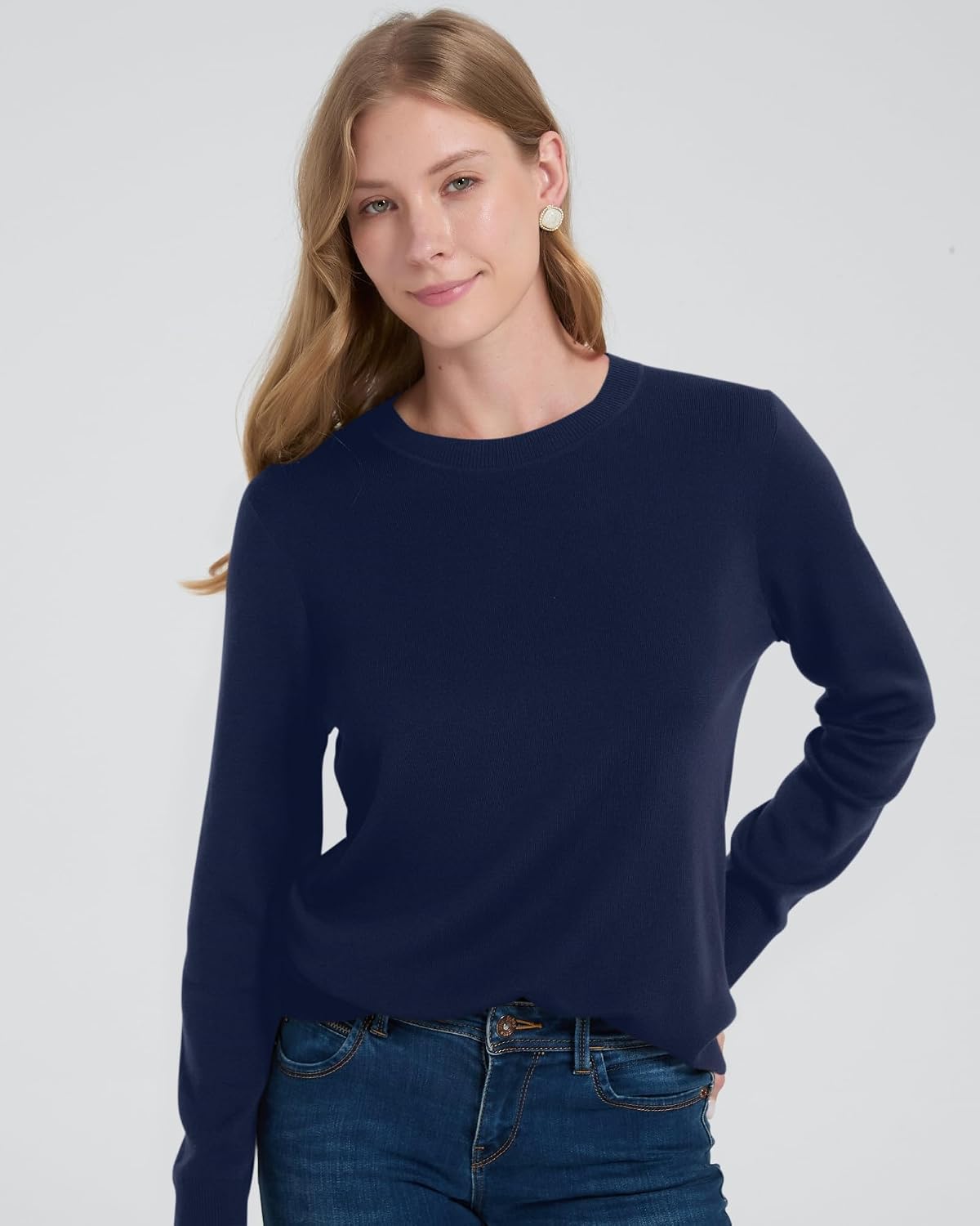 MJDTJ 100% Merino Crewneck (Khaki), view 2