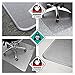 Cleartex Floortex Megamat Extra Thick 46-inch x 60-inch Rectangular Chair Mat for Hard Floors & Carpets, Polycarbonate (FCM121525ER)