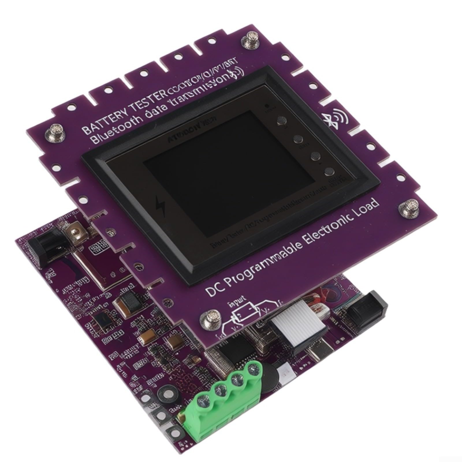 DL24MP-150 - Tester di carico elettronico 150 W DC 1-200 V 30 A USB con WiFi per app Tuya, display a colori da 2,4 pollici per capacità di resistenza interna, test del cavo, corrente costante