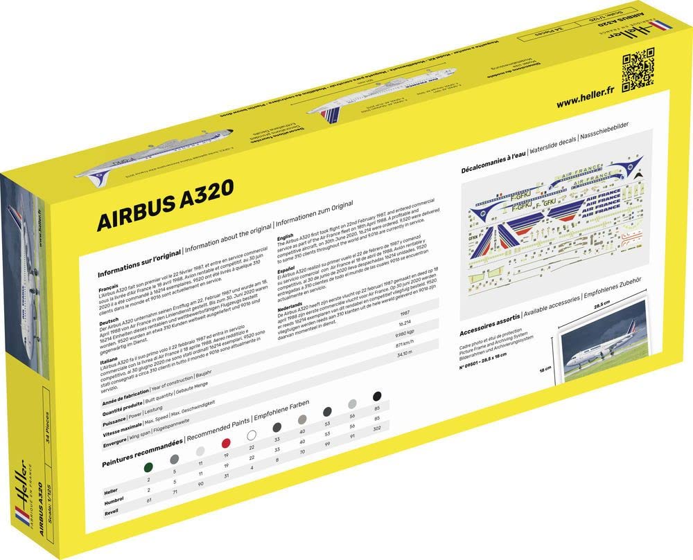 Jasny zestaw modelowy Airbus A 320