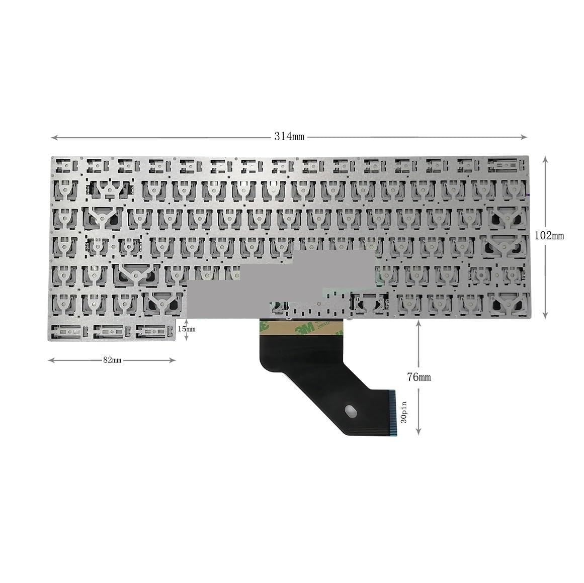 Facile à remplacer Clavier brésilien PT-BR pour Positivo pour Motion I34128B Claviers pour Ordinateur Portable ABNT2 pour Portugais YXT-91-89 SCDY-315-18-1 315-18-5