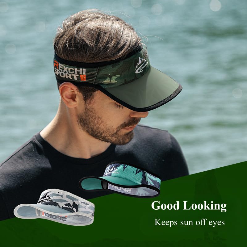 Image of Sport Sun Visor Hats for Men Women Headsweats Sunvisor Cap for Men Women Sun Visors for Running, Golf, Tennis, Softball
