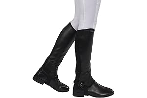 Equileather Half Chaps - Superior Leather Protection for Equestrian Enthusiasts