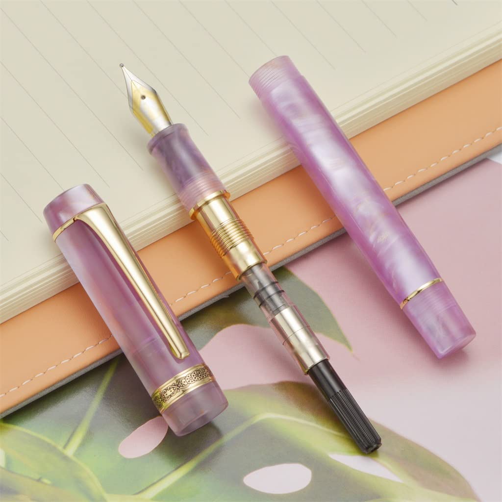 Stylo plume, belle lumière F/plume encre d'écriture bureau école