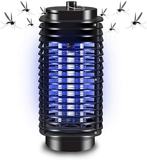 Mosquito Trap Mosquito Lamp,Electric Mosquito Killer Lamp,Noiseless Indoor and Outdoor Camping Mosquito Trap Control (Black) Led Mosquito Killer Lamp