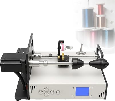 Automatic Coil Winding Machine for Industrial Use, Efficient Cable and Tape Winder, Solves Manual Winding Challenges, for Coils, Fishing Lines, and Silk Threads