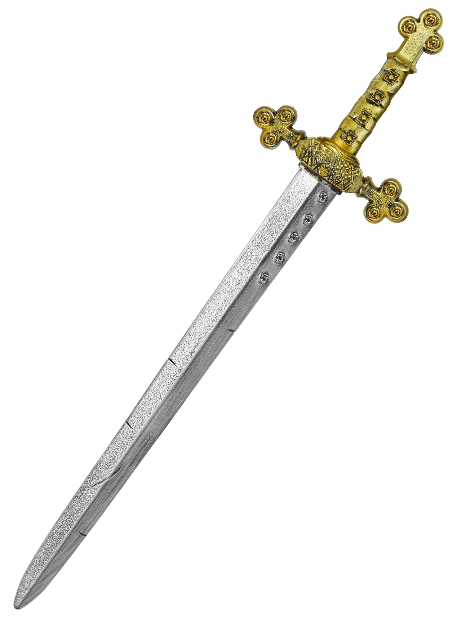 Spinosaurus 27" Knight Sword for Kids,Medieval Sword Long Plastic Warrior Sword for Halloween Costume Sword Prop Fancy Dress Accessories