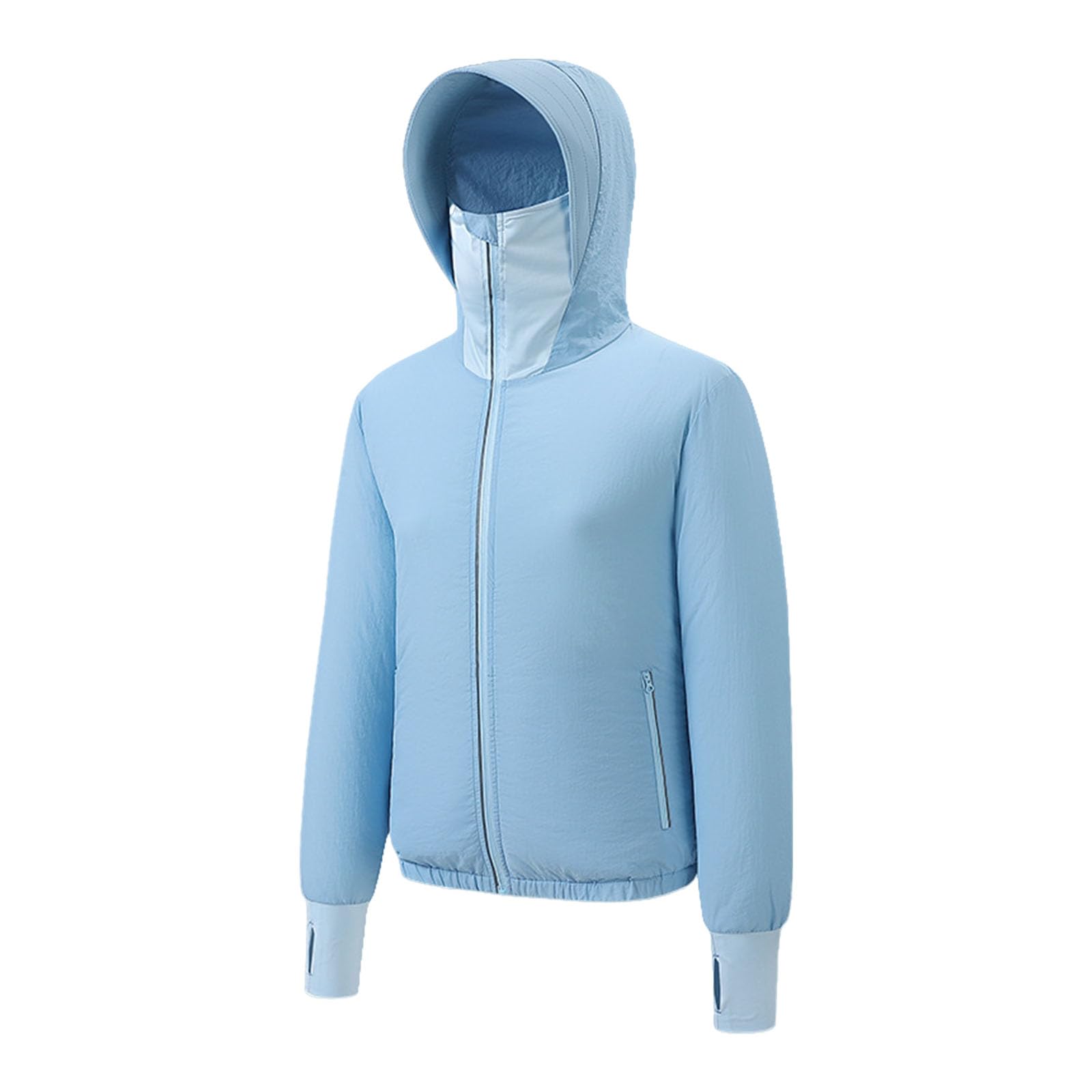 Giacche di raffreddamento ad aria, giacche di raffreddamento con ventilatore, protezioni solari con cappuccio, unisex, per adulti, abbigliamento da allenamento per sport, lavoro, protezioni solari con