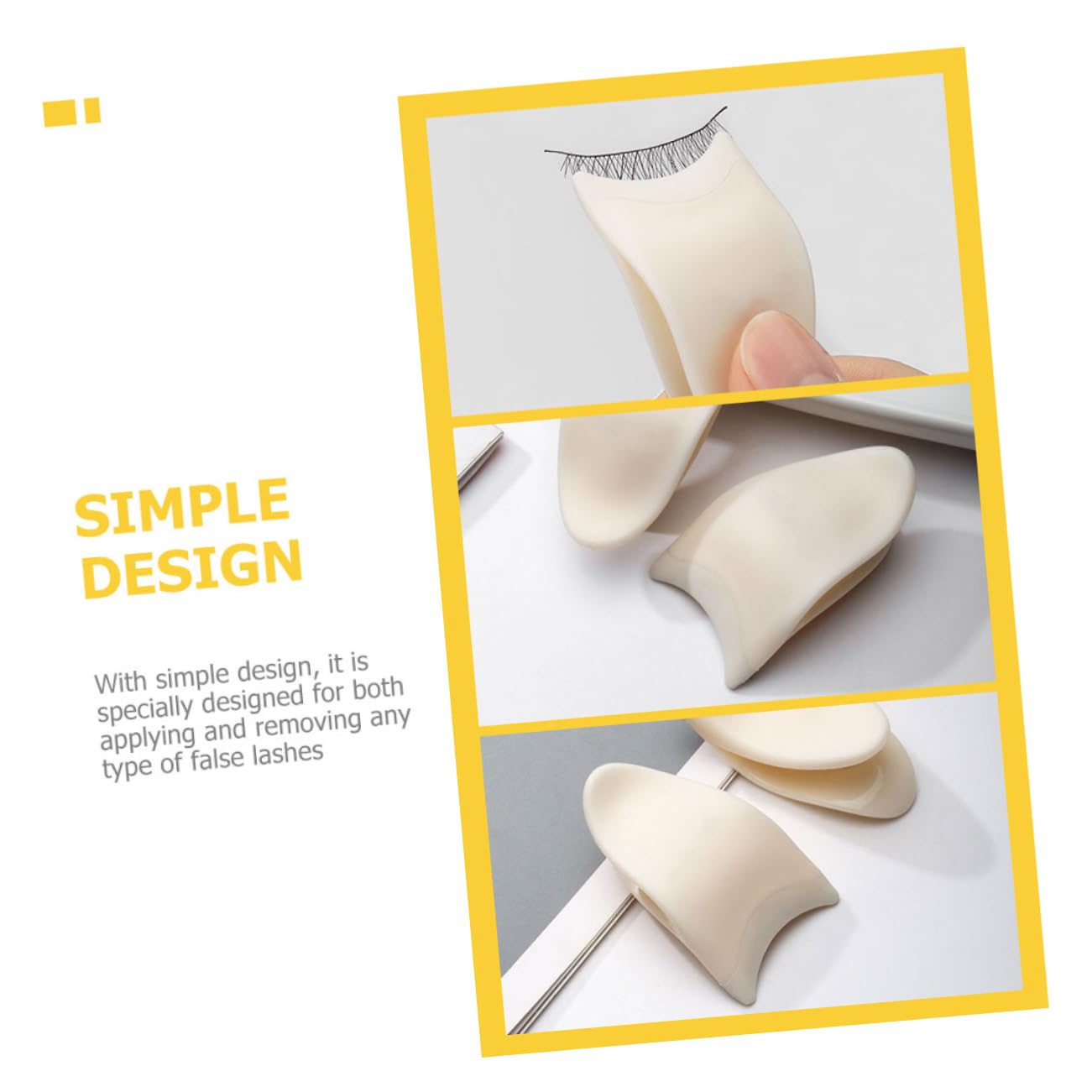MAGICLULU 5 Set Di Strumenti Ergonomici Per La Clip Delle Ciglia Pratico Strumento Per La Pinza Delle Ciglia Facile Da Usare Per Luso Quotidiano 4 Pezzi * 5