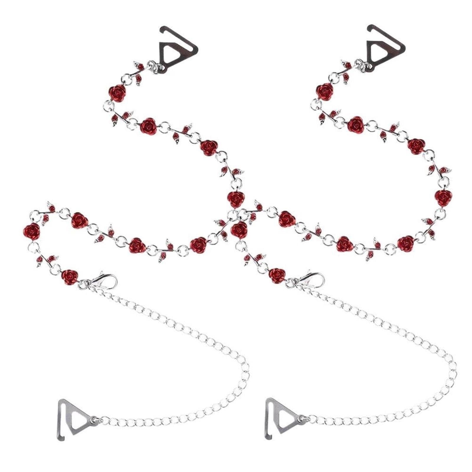 1 Par De Correas Hombro Ajustables for Sujetador Con Diamantes Imitación