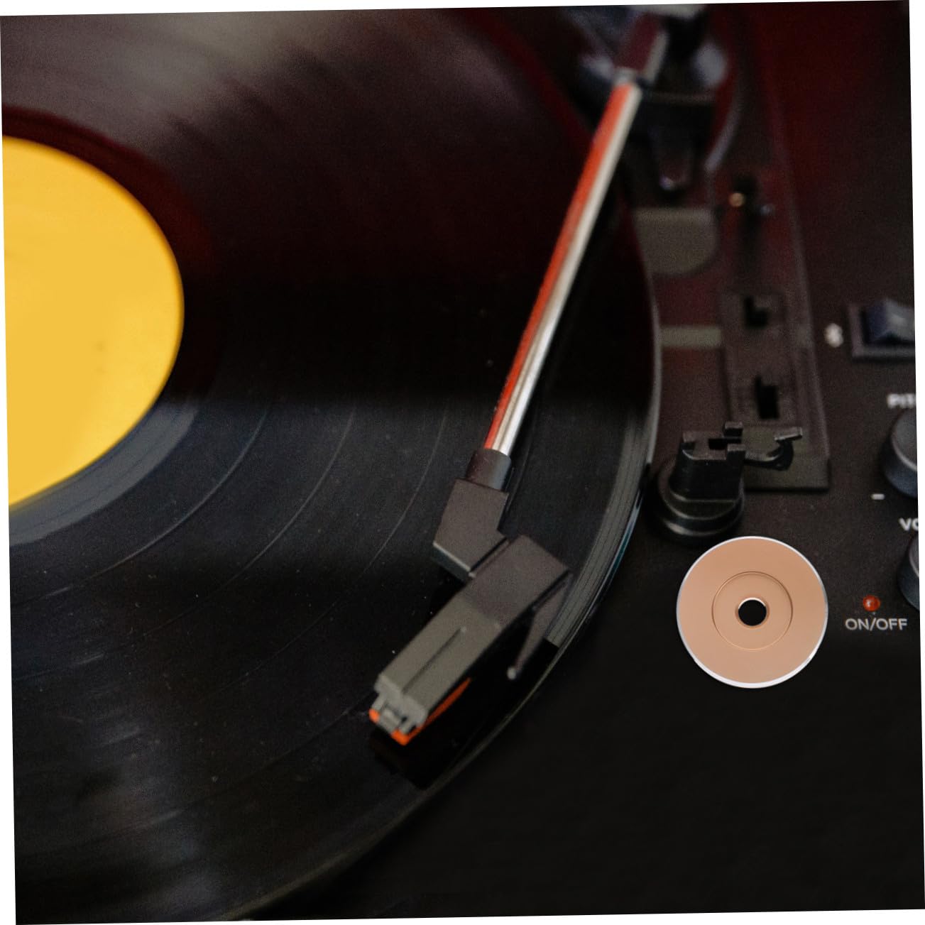 jojofuny 5 Pezzi 45 Accessori Per in Vinile 45 Giri Adattatore Per 7 Pollici in Metallo Adattatore Per Giradischi Migliora La Stabilità Facile Da Usare