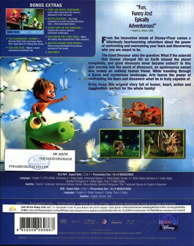 Good Dinosaur (Blu-ray+DVD) (Combo) Cartoon Animation Kid family