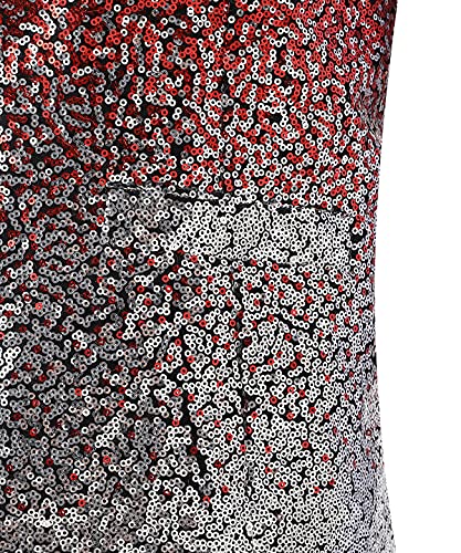 Men's Suit Vest Sequin Gradient Color Evening Party Waistcoat Fashion4