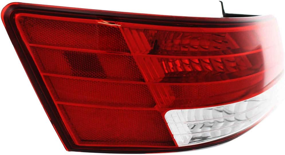 CarLights360: For 2006 2007 Hyundai Sonata Tail Light Assembly Driver Side w/Bulbs DOT Certified For HY2800135